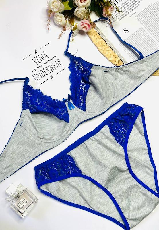 ست سوتین و شورت فنردار نخی دانتل ژوبین Joubin 