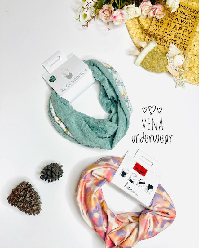 اسکارف گردنی طرح دار برند المانی IAM 