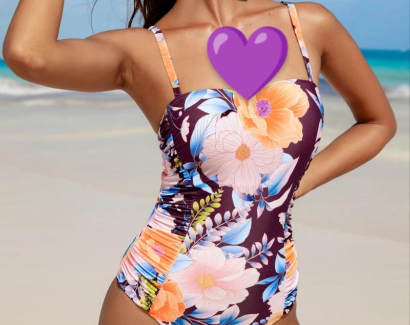 مایو زنانه ضد کلر کاپدار برند کاپشی CUPSHE اورجینال