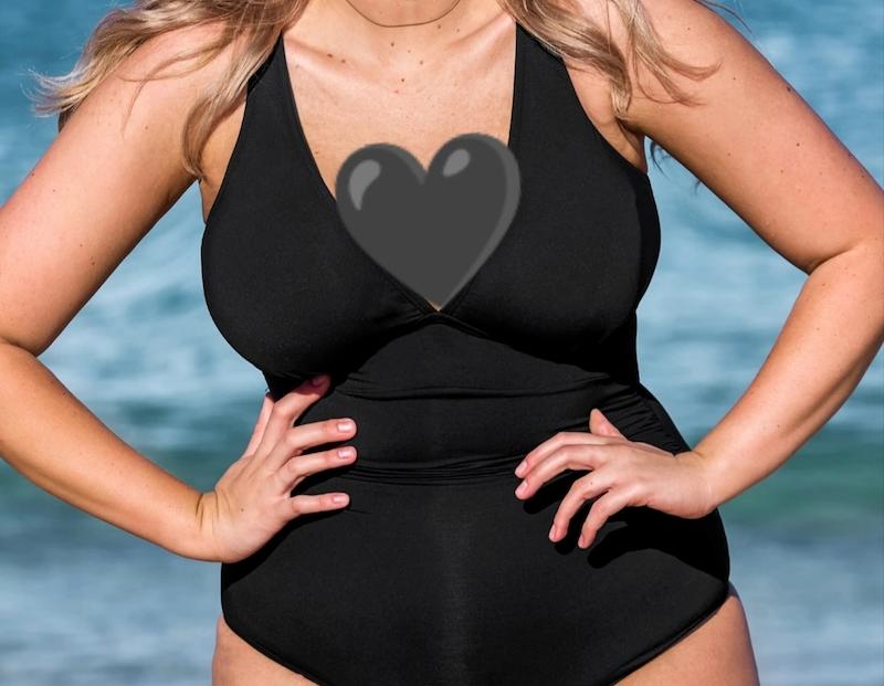 مایو زنانه کاپشی ضد کلر برند CUPSHE اورجینال