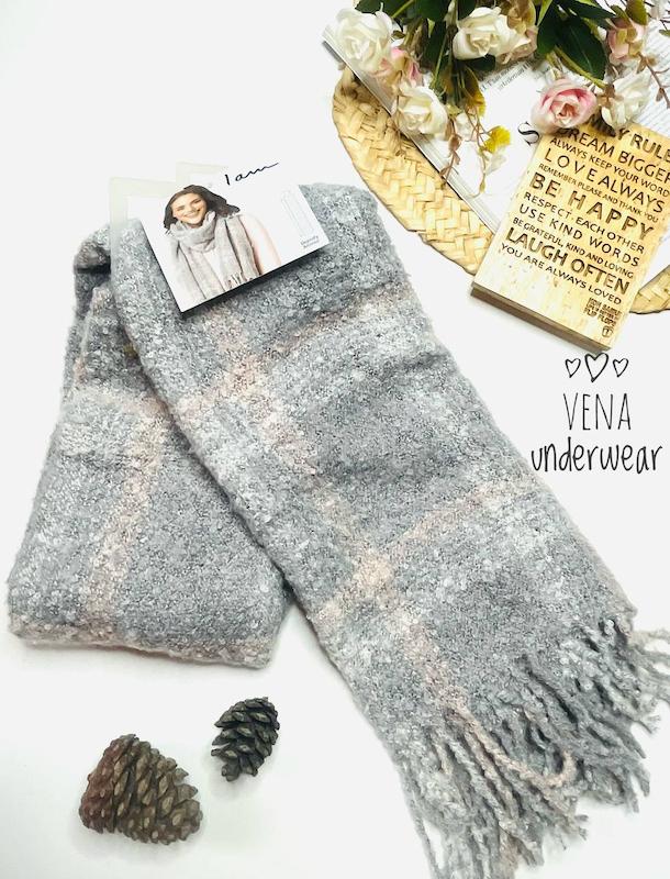 شال زنانه بافت موهر برند IAM اروپایی