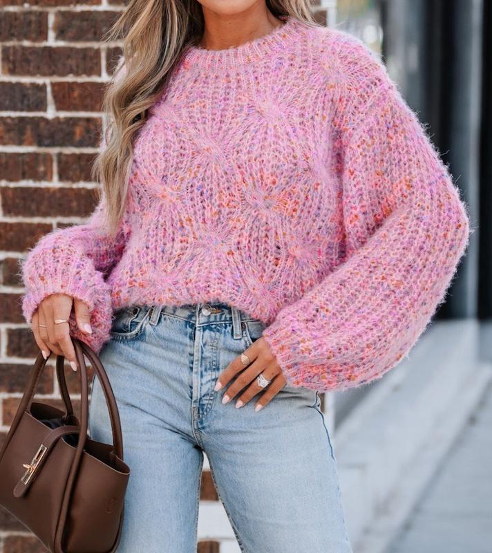 پلیور بافت زنانه کاپشی برند cupshe اورجینال