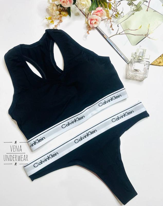 ست نیم تنه شورت کلوین کلاین برند ema