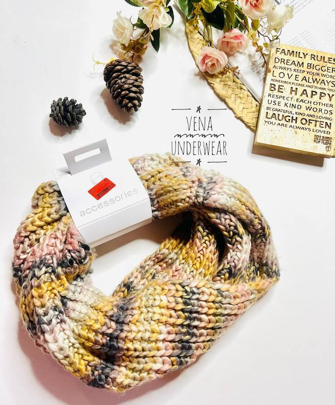 شال گردن بافت مدل رینگی زنانه برند IAM آلمانی