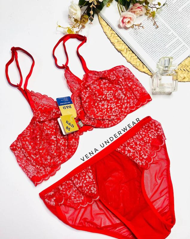 ست سوتین شورت جلو باز شو گیپور برند B&D