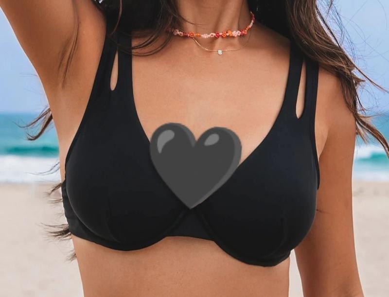 مایو زنانه کاپدار فنردار کاپشی CUPSHE اورجینال