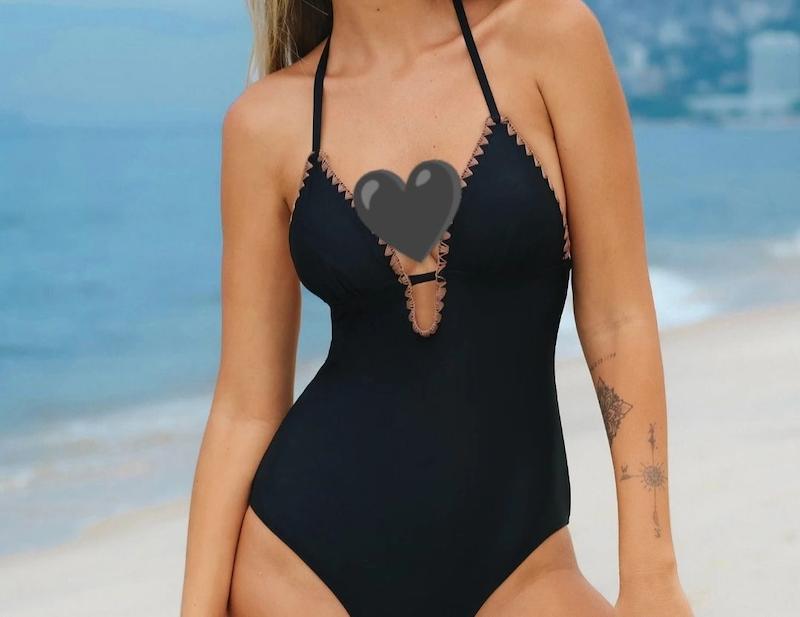 مایو زنانه کاپشی ضد کلر CUPSHE اورجینال