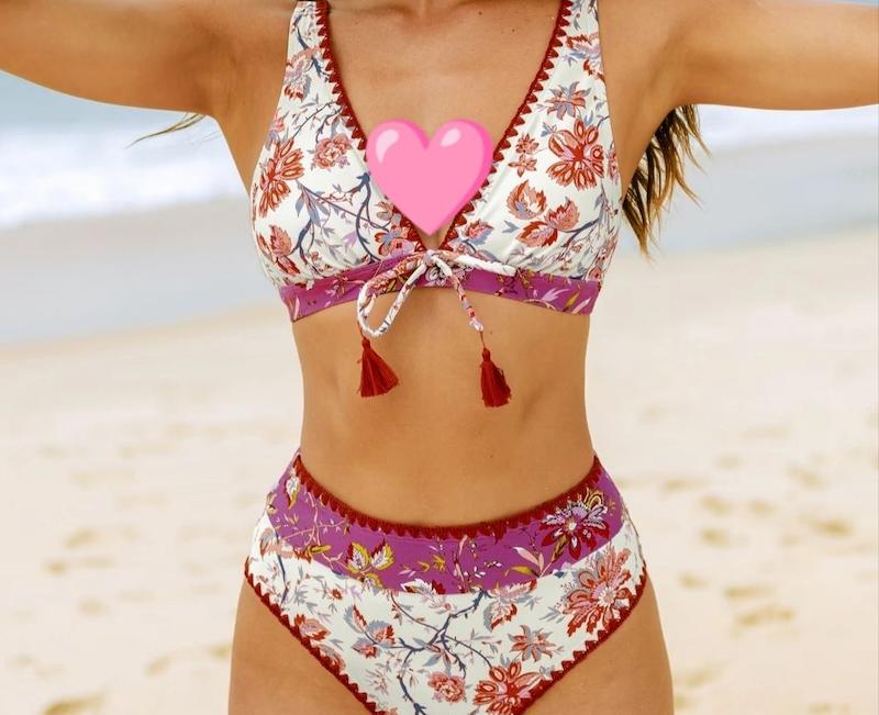 مایو زنانه دو تکه برند کاپشی CUPSHE اورجینال