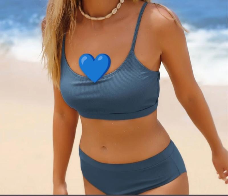 مایو زنانه دو تکه برند کاپشی CUPSHE اورجینال