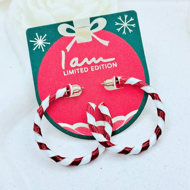 گوشواره زنانه طرح کریسمس برند Iam آلمانی