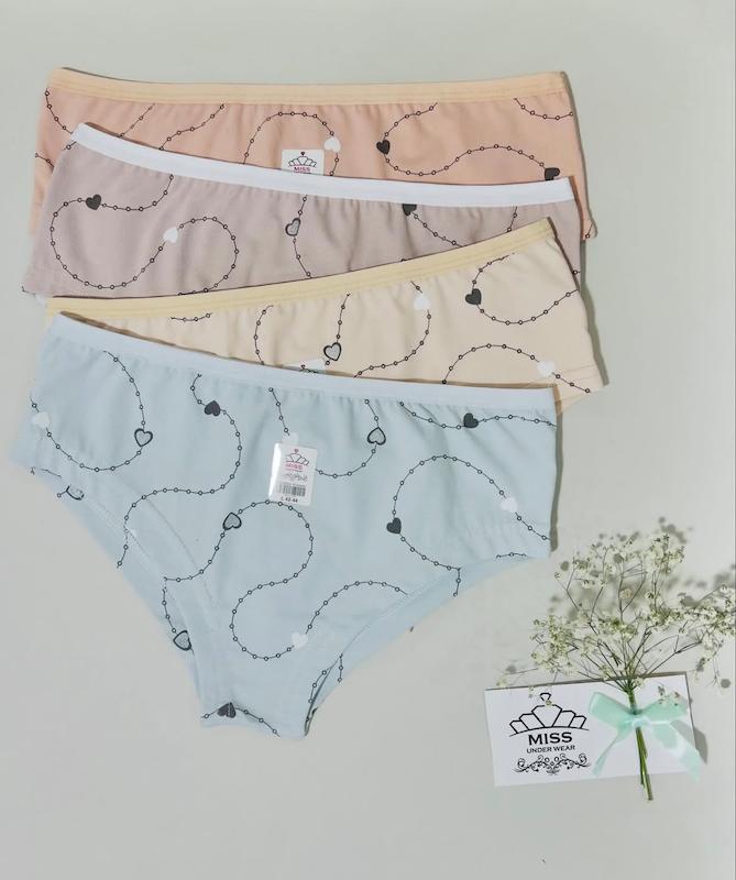 شورت زنانه جنیفری طرح قلب برند MISS