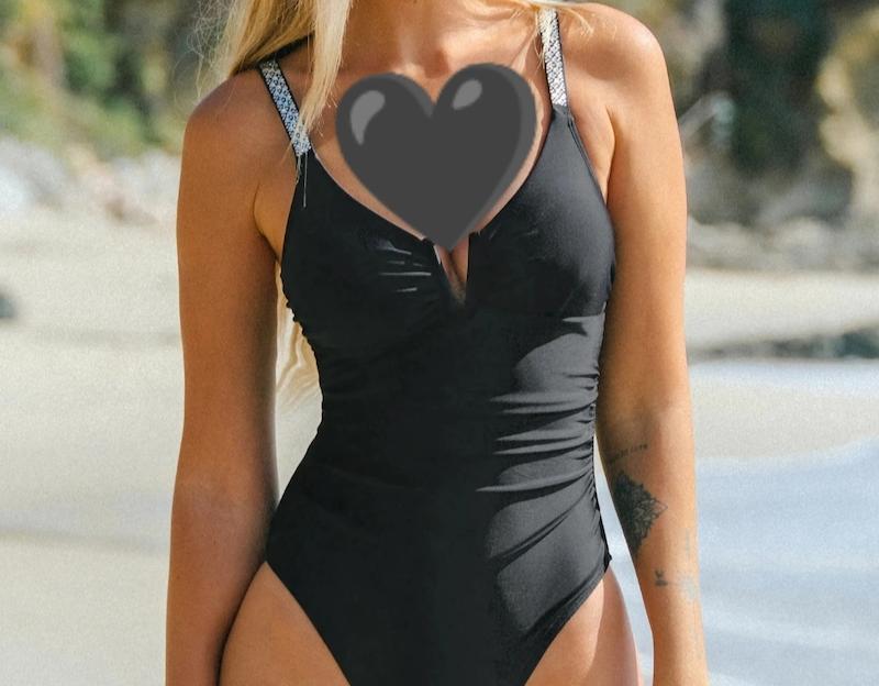 مایو زنانه کاپشی ضد کلر برند CUPSHE اورجینال