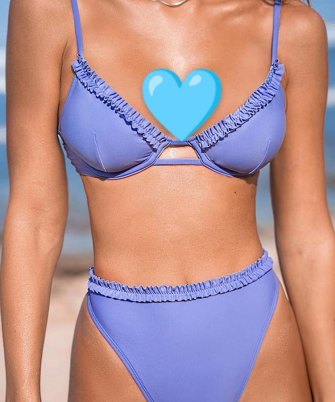 مایو زنانه فنردار کاپشی 2 تکه CUPSHE اورجینال