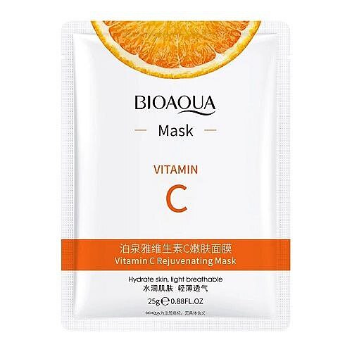 ماسک صورت بیوآکوا  ورقه ای ویتامین C (BIOAQUA)