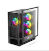 کیس کامپیوتر گیمینگ ویترینی Mid Tower گرین مدل GRIFFIN G3، سازگار با مادربردهای E-ATX، ATX، microATX، Mini-ITX و SSI CEB، دارای 4 فن از پیش نصب‌شده با نورپردازی ARGB، پشتیبانی از واترکولینگ تا ابعاد 360 میلی‌مترGREEN GRIFFIN G3