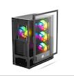 کیس کامپیوتر گیمینگ ویترینی Mid Tower گرین مدل GRIFFIN G3، سازگار با مادربردهای E-ATX، ATX، microATX، Mini-ITX و SSI CEB، دارای 4 فن از پیش نصب‌شده با نورپردازی ARGB، پشتیبانی از واترکولینگ تا ابعاد 360 میلی‌مترGREEN GRIFFIN G3