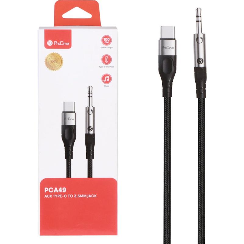 کابل ProOne Type-C To Aux مدل PCA49 
