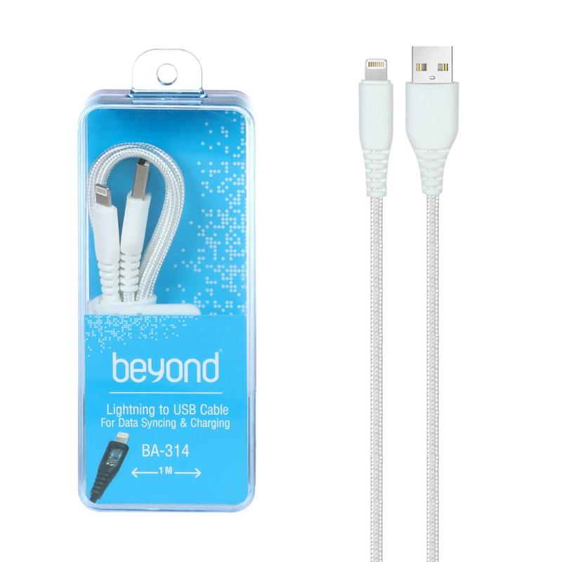کابل تبدیل لایتنینگ به USB بیاند مدل BA-314 طول 1 متر