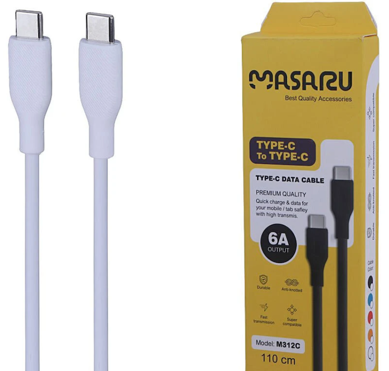 کابل دو سر تایپ سی  ماسارو M312C