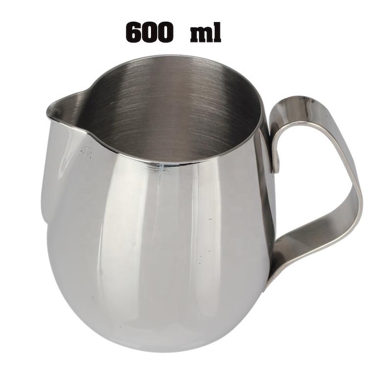 پیچر لاته حرفه ای 600 میلی لیتری استیل