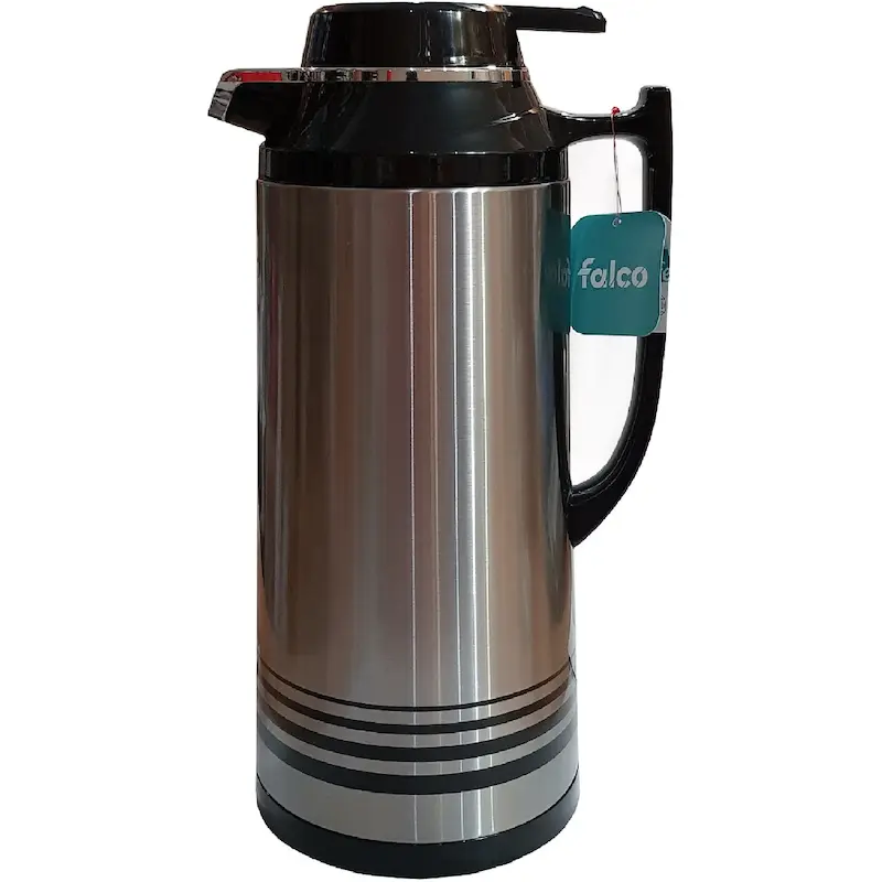 فلاسک شیشه بدنه استیل 1.9 لیتری فالکو stg19sf