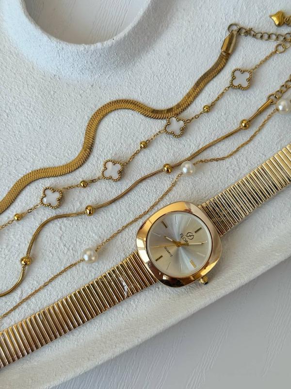 ساعت مچی دخترانه فلور مکعبی 