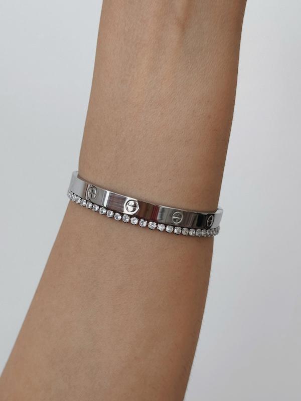 دستبند تنیسی گرد ظریف