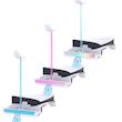 پایه افقی و خنک کننده چندمنظوره PS5 PGTECH مدل GP-533 RGB