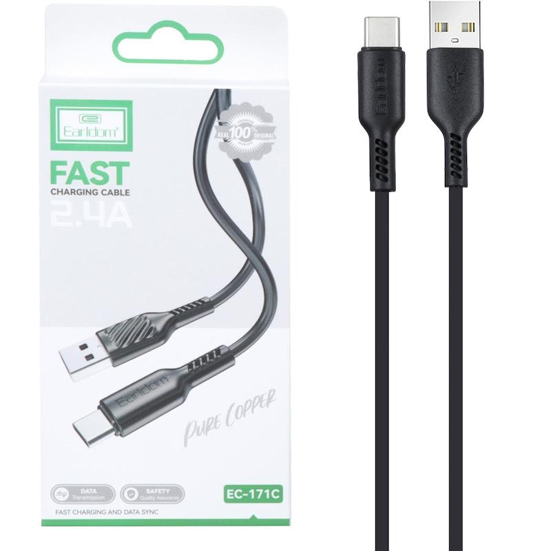 کابل شارژ فست Earldom Type-C مدل EC-171C 