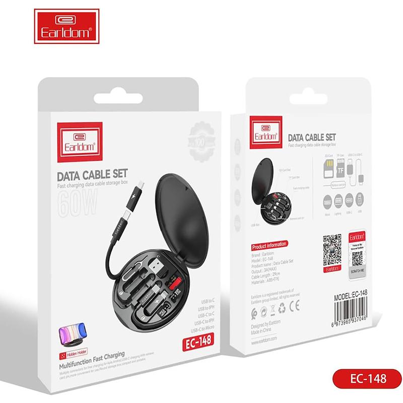 کیت کابل و مبدل چند منظوره ارلدام مدل EC-148 طول ۰.۲۹ متر