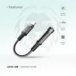 تبدیل USB-C به AUX 3.5mm گرین لاین  Earphone Adapter (12cm)  