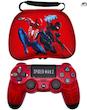 دسته بازی بی سیم  طرح SPIDER-MAN مناسب پلی استیشن ۴ با کیف