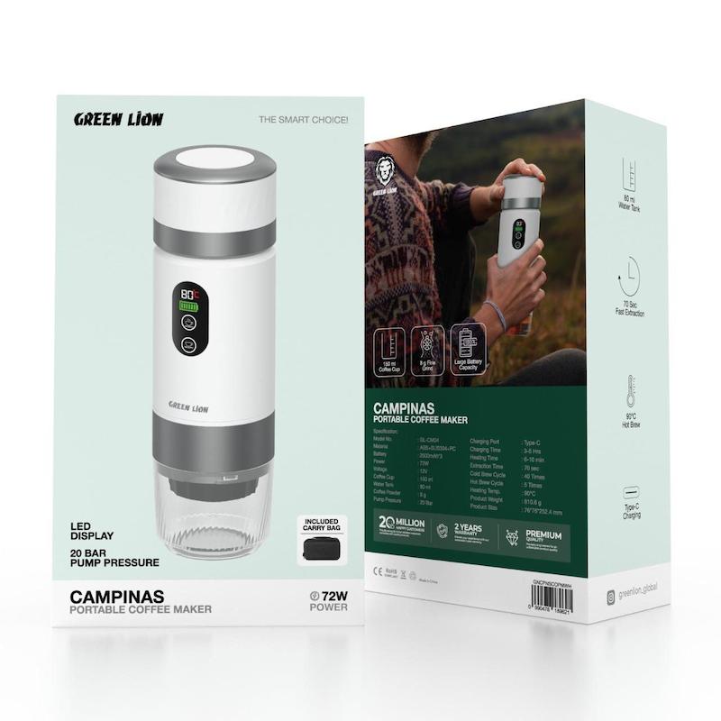 اسپرسوساز سفری گرین لاین مدل Campinas Portable 80mL