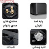 اجاق گاز مسافرتی گرین لاین مدل FLAMO سه شعله ۲۱۰۰ وات