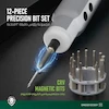پیچ گوشتی شارژی گرین لاین مدل GSD-12 با ۱۲ عدد سری