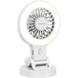 پنکه شارژی گیره‌ای گرین لاین مدل Air Glow با نور LED