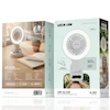 پنکه شارژی گیره‌ای گرین لاین مدل Air Glow با نور LED