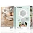 پنکه شارژی گیره‌ای گرین لاین مدل Air Glow با نور LED