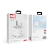 آداپتور شارژر Earldom ES-UK19 2Port 3A PD 25W Wall Charger White