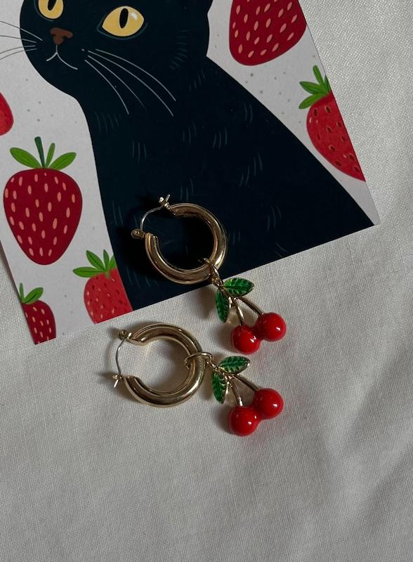 گوشواره گیلاسی 🍒