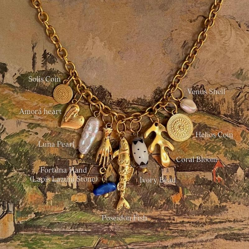 گردنبند چارمی مدیترانه ای 🪸