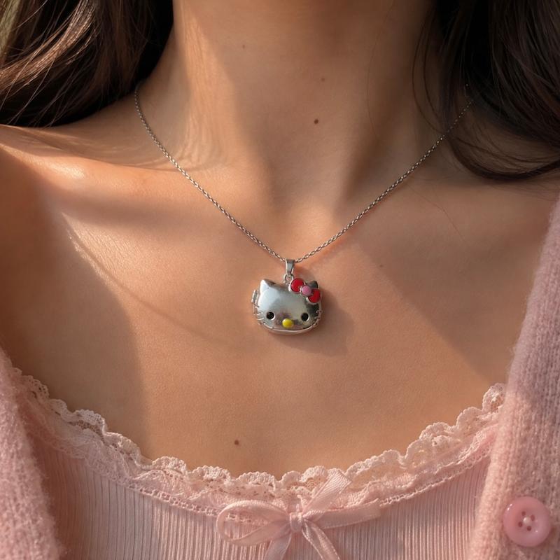 گردنبند لاکت هلو کیتی 😻💗