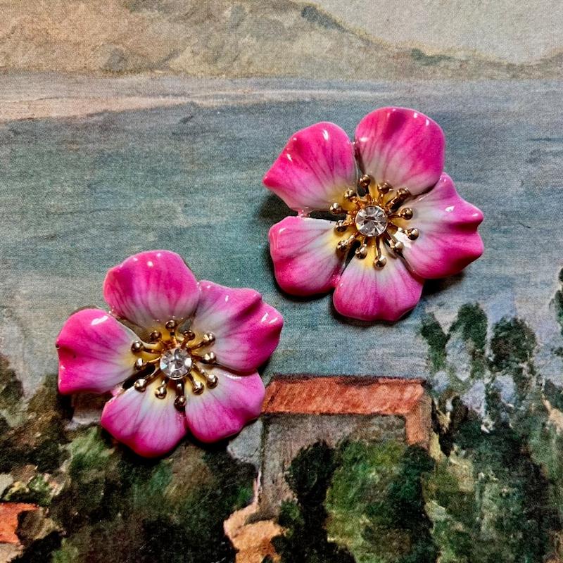 گوشواره گل شکوفه گیلاس 🌸