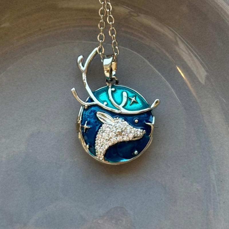 گردنبند لاکت گوزن هری پاتر 🦌💙🪄