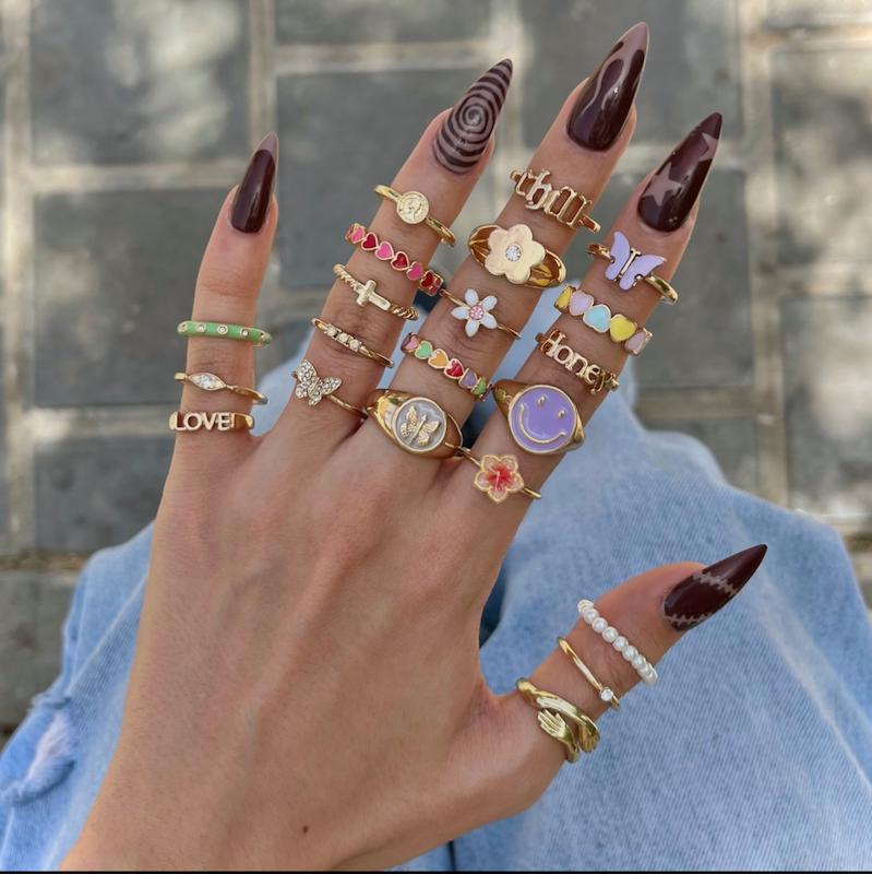 انگشتر های پینترستی 💘