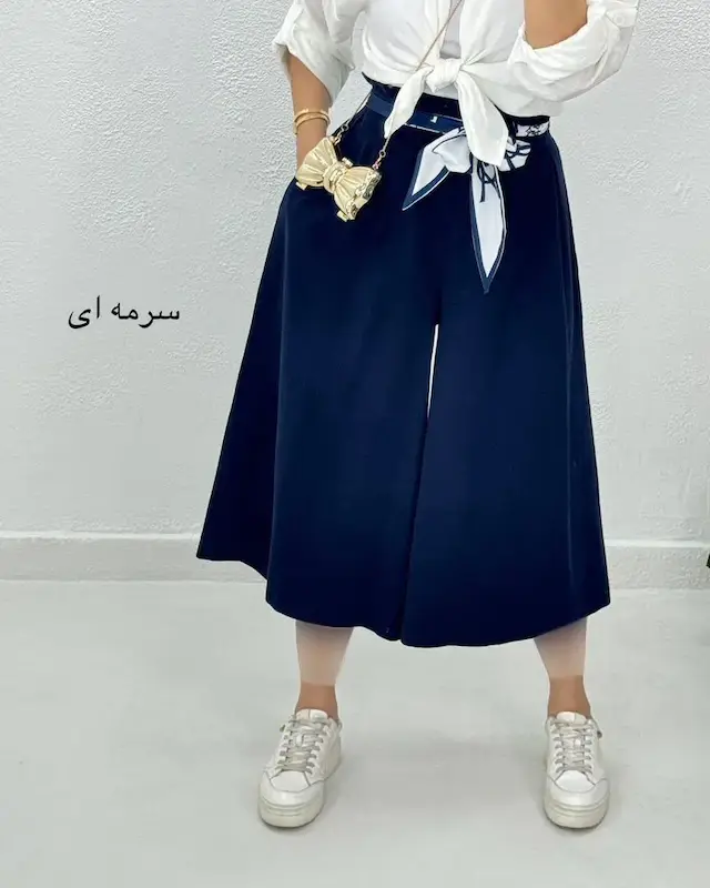 دامن‌شلواری لینن پنبه 
