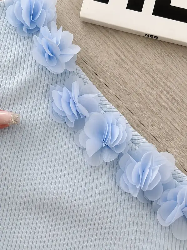 تاپ رومی گلدار کد ۱۱۰۷۳۰