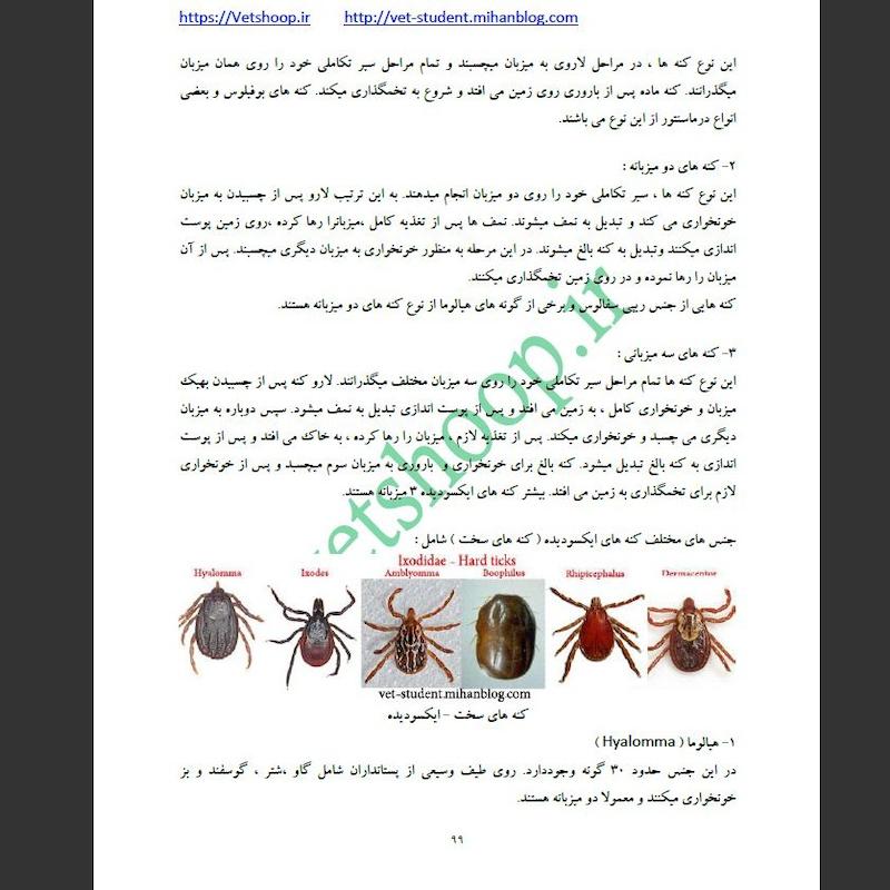 بیماری های انگلی در گاو 5