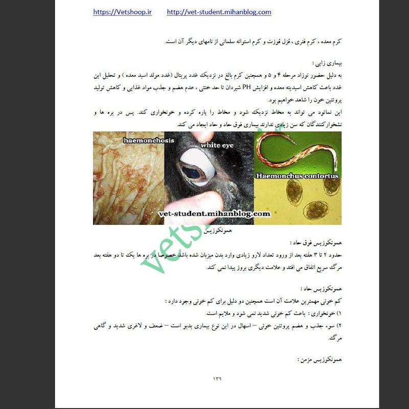 بیماری های انگلی در گاو 6