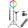 رینگ لایت مدل MJ26-RGB به همراه پایه